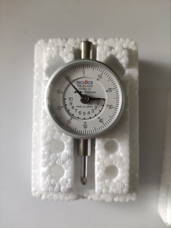 日本進(jìn)口TECLOCK得樂TM-35-02D小型指針式千分表TM-35 TM-35-01