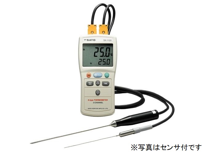 日本進口佐藤SATO數(shù)字溫度計熱電偶K型 SK-1120