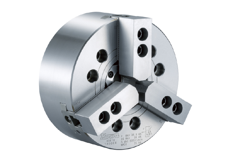 日本howa進(jìn)口曲柄式三爪長(zhǎng)爪行程卡盤 H032M